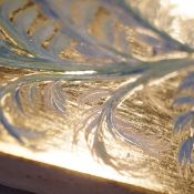 travail de l'or et peinture à l'oeuf